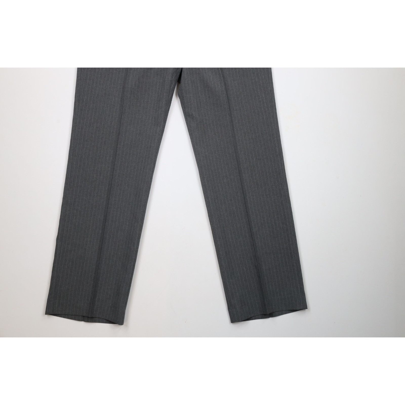 Vintage Vintage 70s Streetwear 2 Piece Pinstriped Suit Wedding Size 42L - 12 Thumbnail