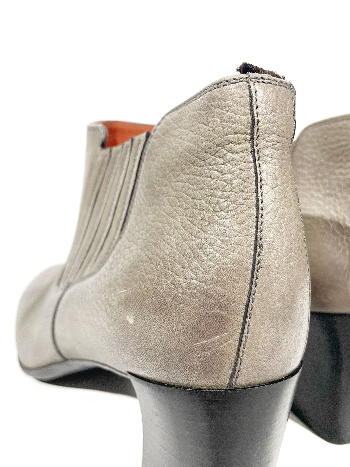 Santoni Santoni Women Leather Ankle Boots Size 36.5 Made In Italy Size US 6.5 / IT 36.5 - 6 Thumbnail
