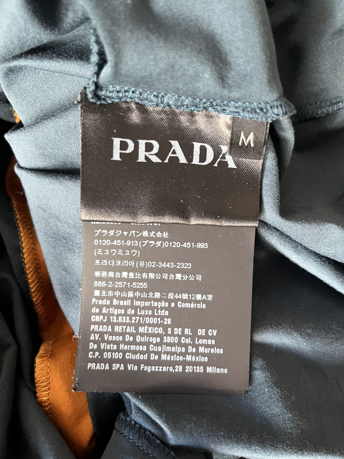 Prada Prada Quarter Zip Medium Mock Neck Cotton Shirt Size US M / EU 48-50 / 2 - 4 Thumbnail