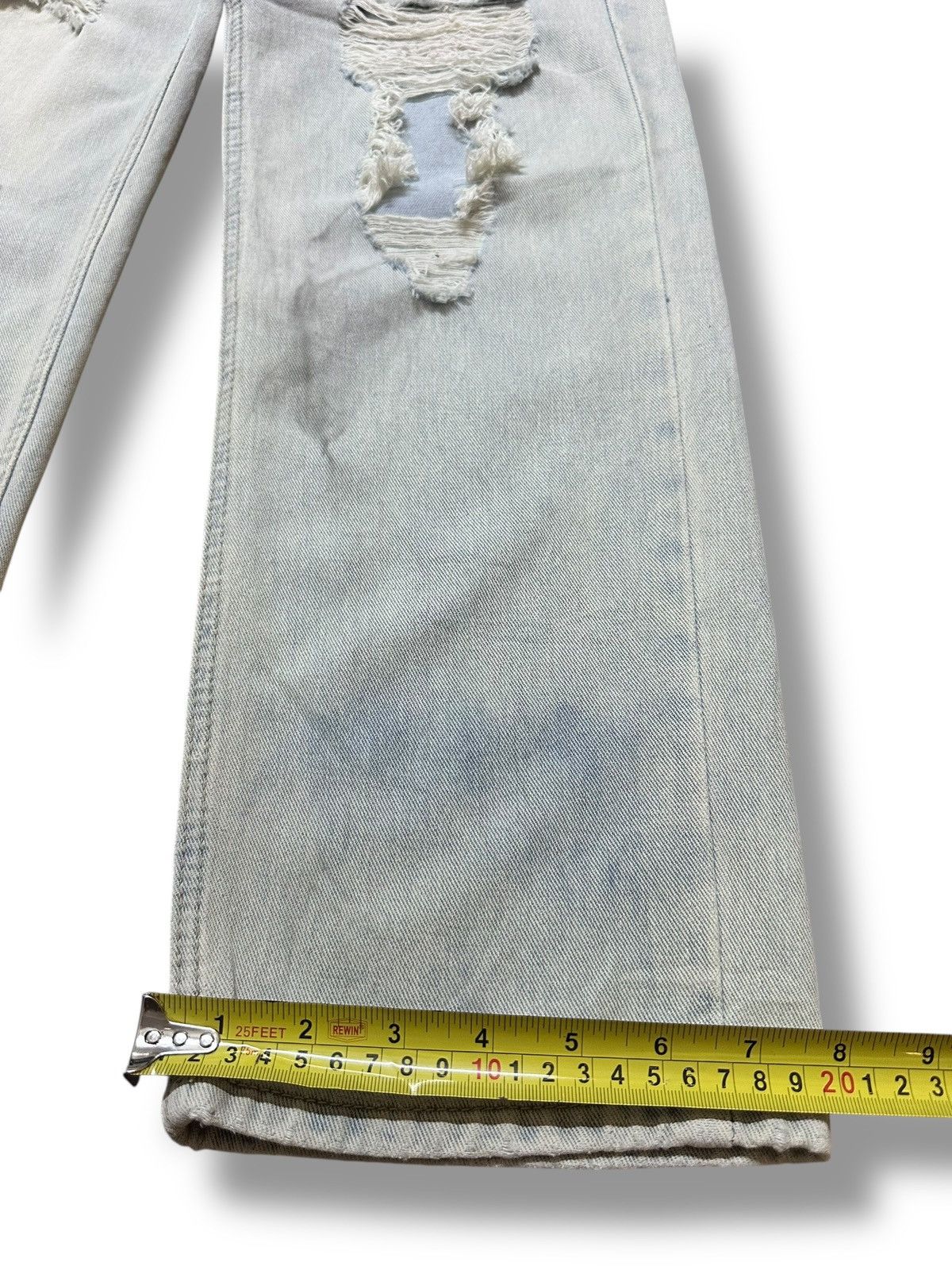 Japanese Brand Distressed Jeans With Baggy Loose Style Size US 28 / EU 44 - 16 Thumbnail