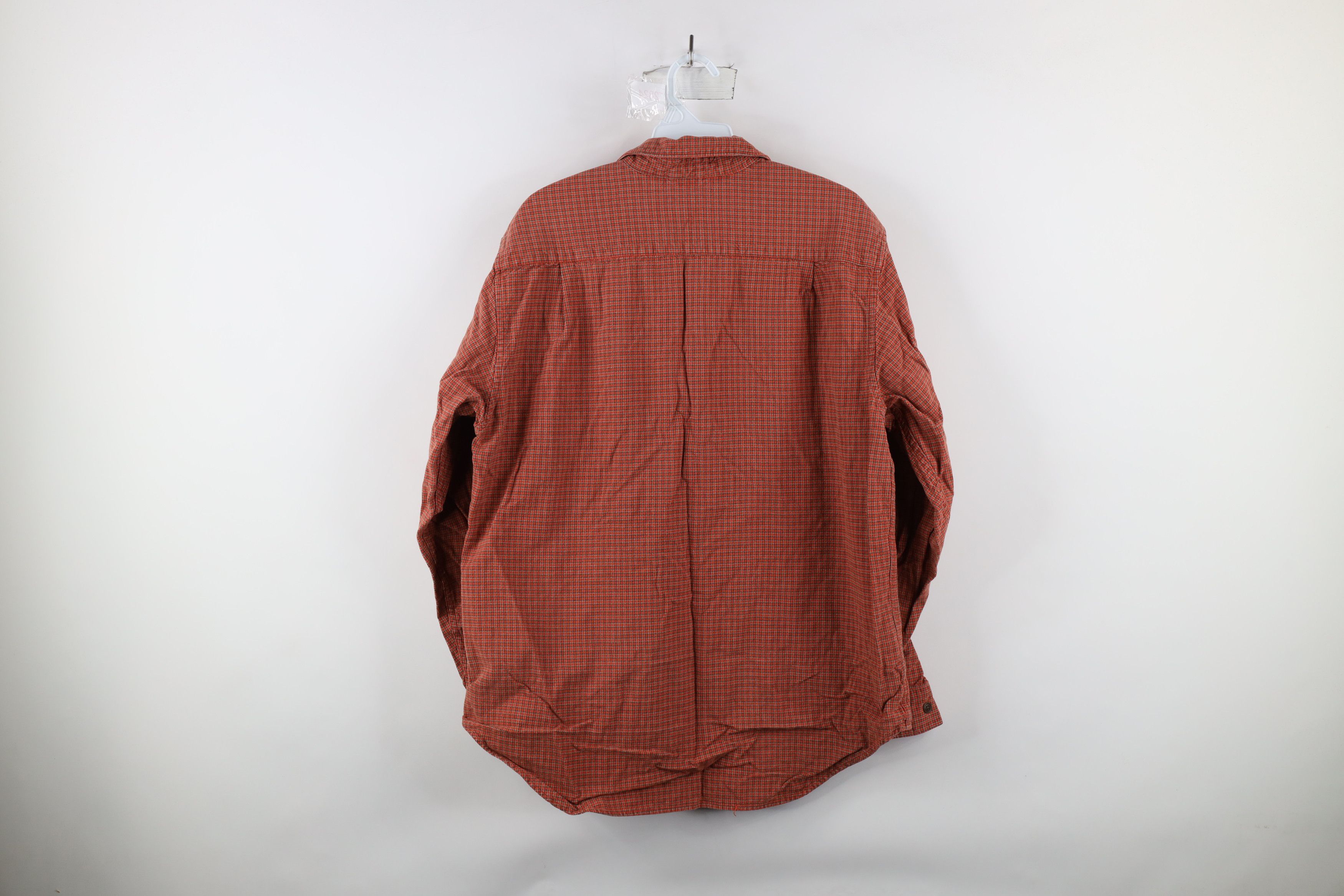 Gap × Vintage Vintage 90s Gap Heavyweight Collared Button Shirt Orange Size US M / EU 48-50 / 2 - 7 Thumbnail