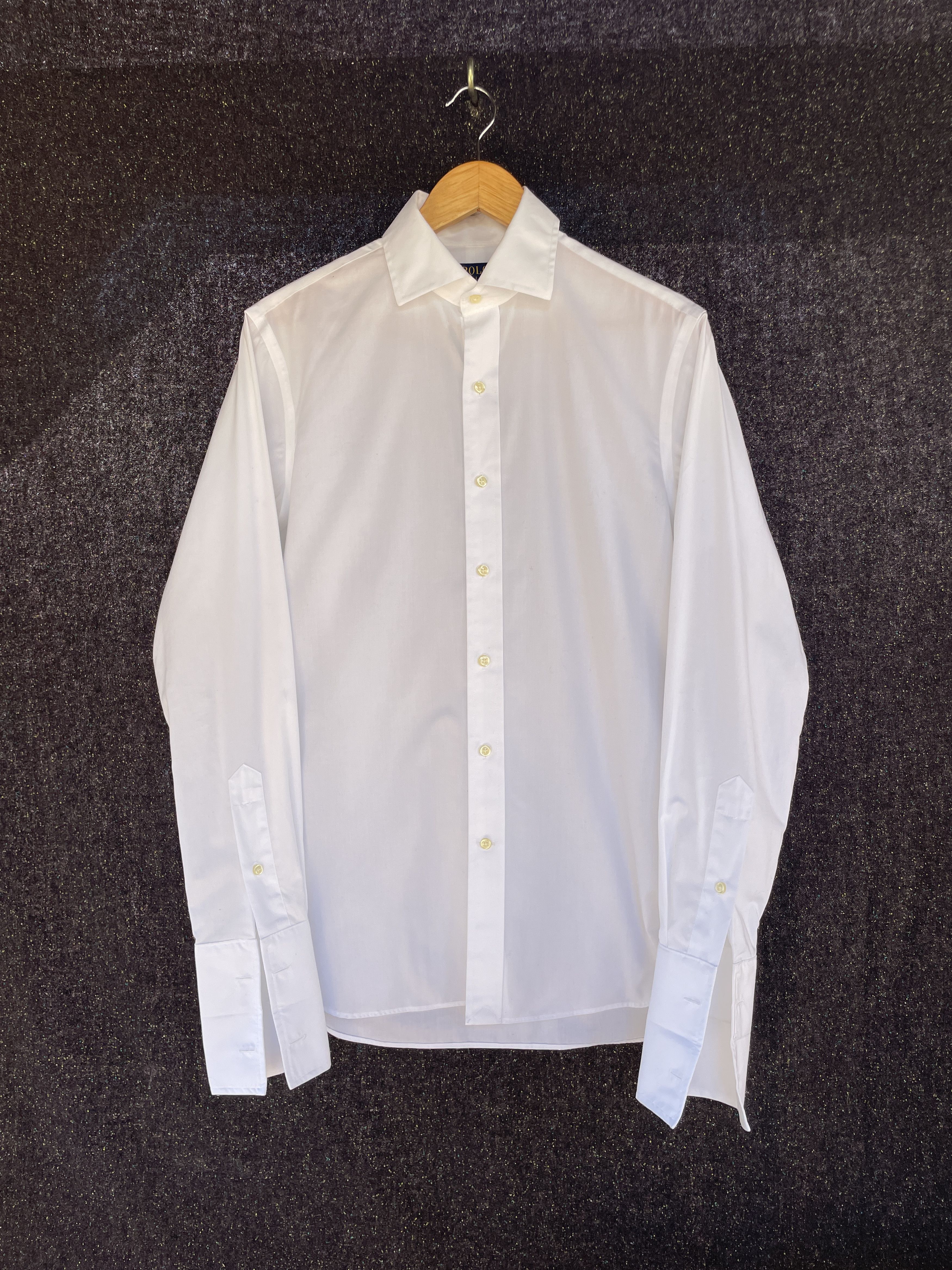 Polo Ralph Lauren Polo Ralph Lauren Poplin Easy Care Cufflinks Dress Shirt Size 38R - 1 Thumbnail