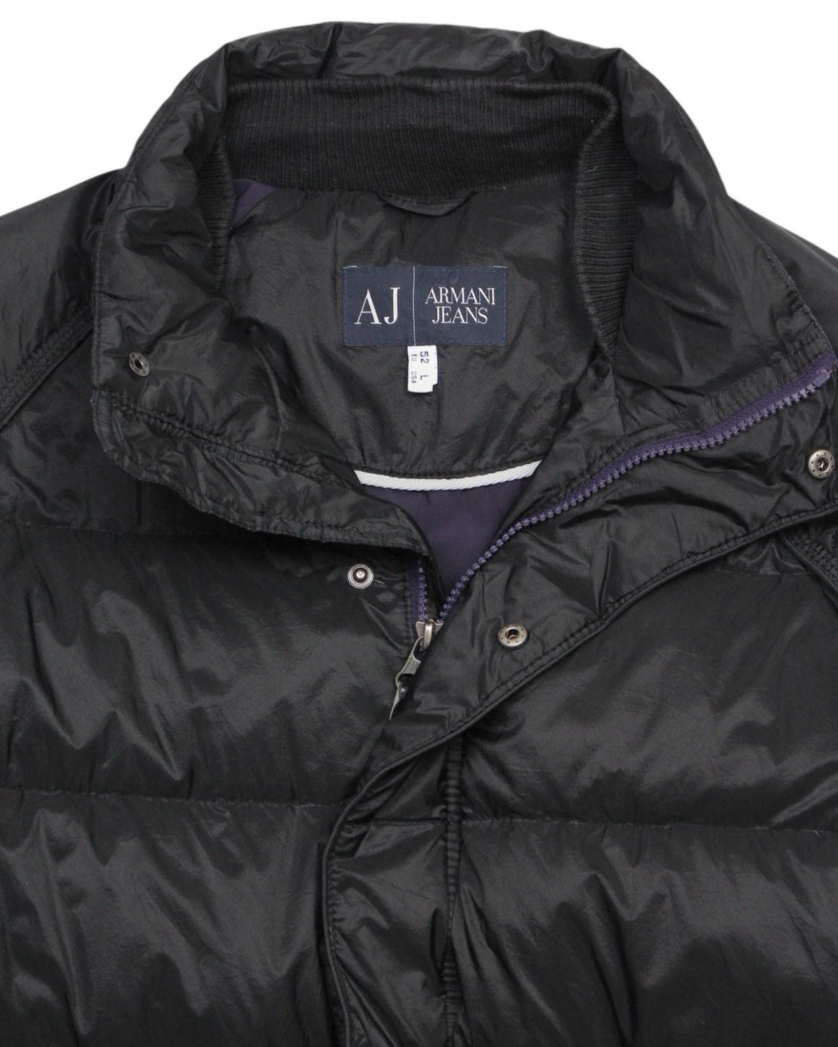 Armani 2010S ARMANI JEANS PREMIUM DOWN HOODED BLACK JACKET Size US L / EU 52-54 / 3 - 5 Thumbnail