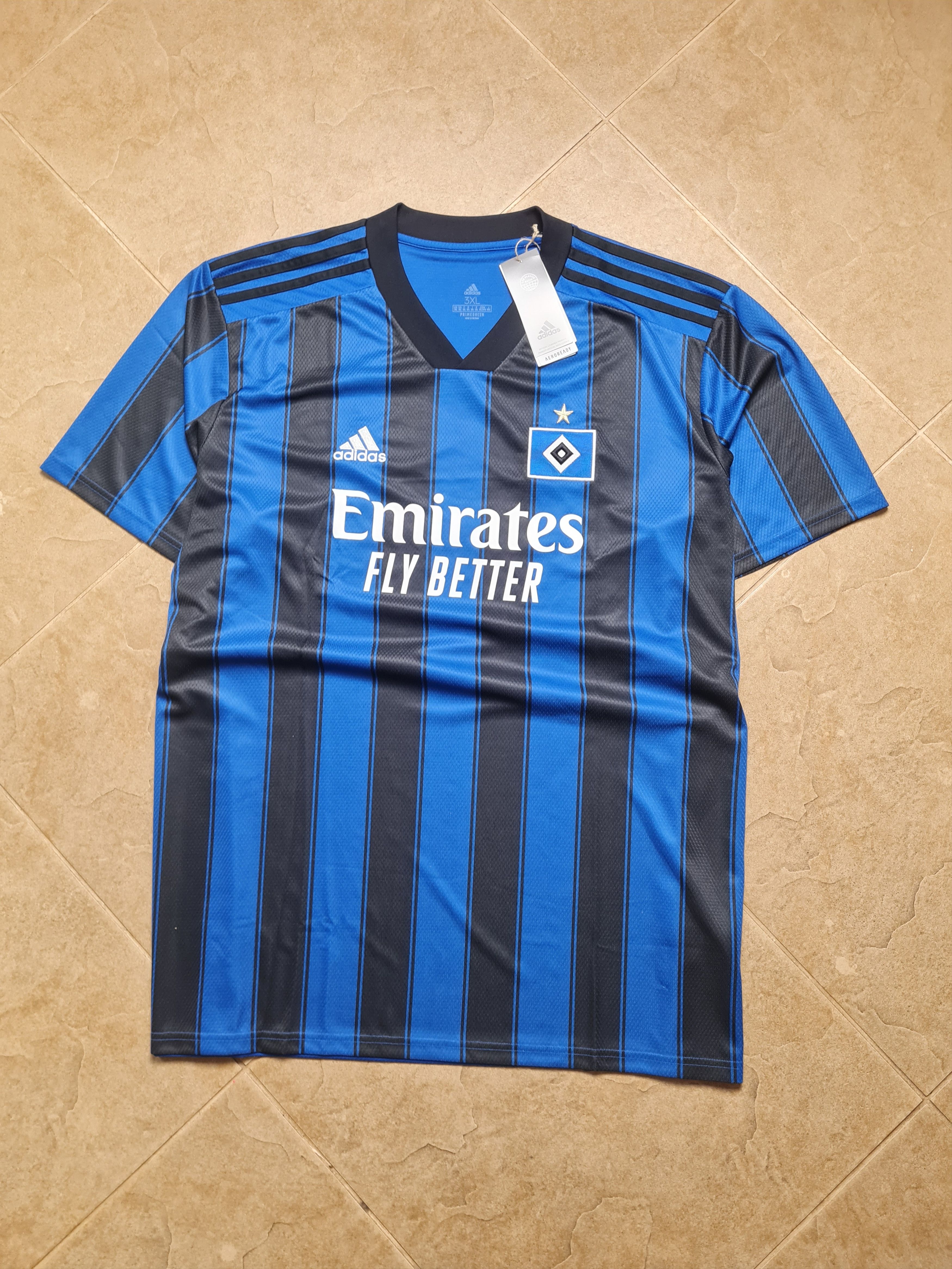 Adidas HAMBURG SV GERMANY 2021/2022 JERSEY HOME ADIDAS SIZE 3XL Size US XXL / EU 58 / 5 - 16 Thumbnail