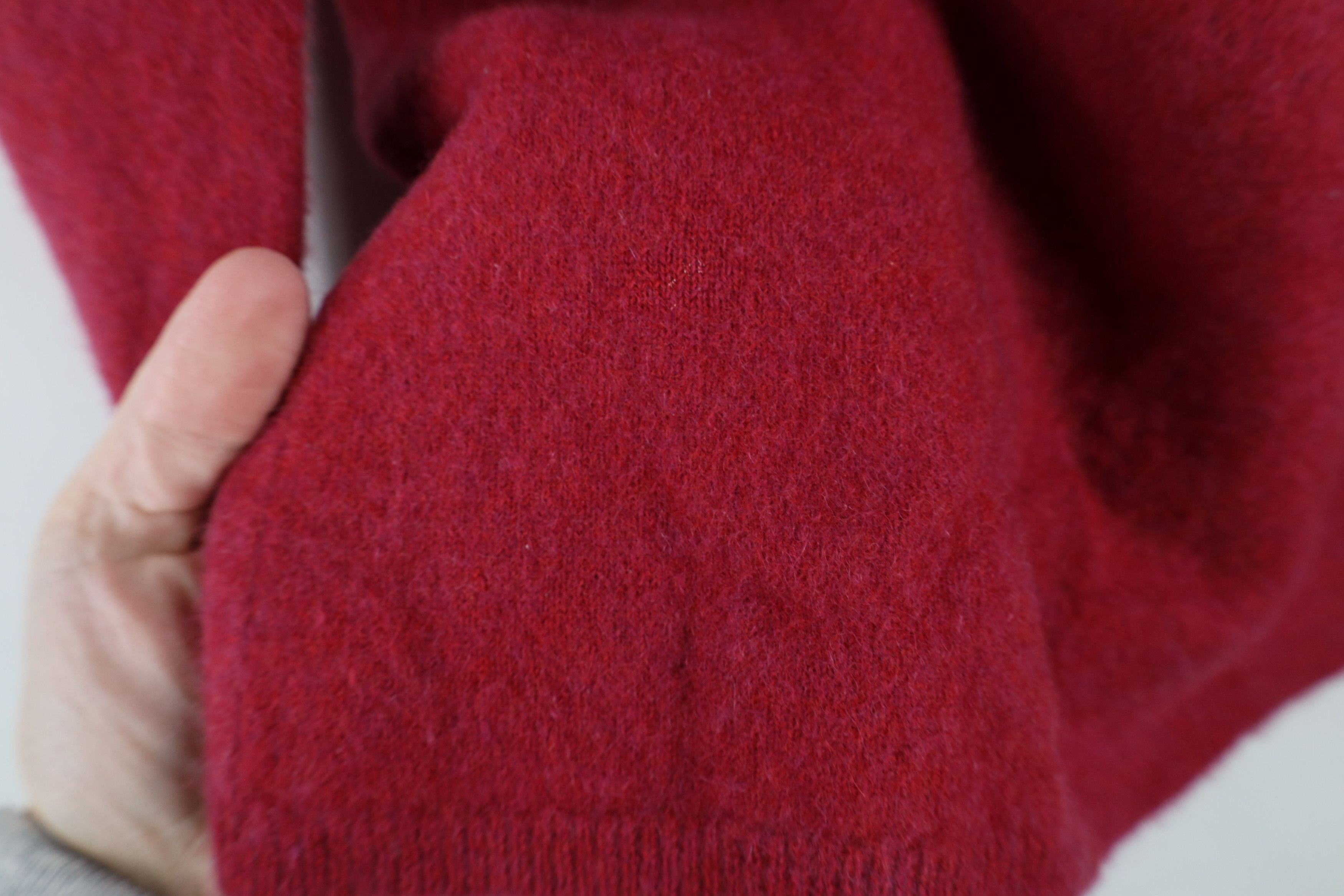 Vintage Vintage Streetwear Soft Cashmere Knit Collared Sweater Red Size XL / US 12-14 / IT 48-50 - 7 Thumbnail