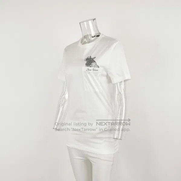 Louis Vuitton Louis Vuitton Logo Cotton T-Shirt in White. Size US XS / EU 42 / 0 - 2 Thumbnail