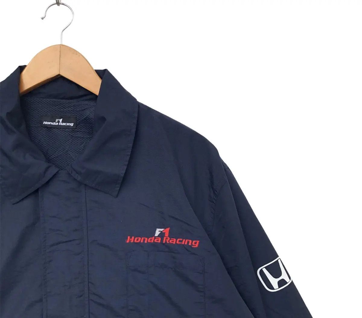 Honda Vintage 90s Honda F1 Formula One Embroidered Racing Jacket Size US L / EU 52-54 / 3 - 5 Thumbnail