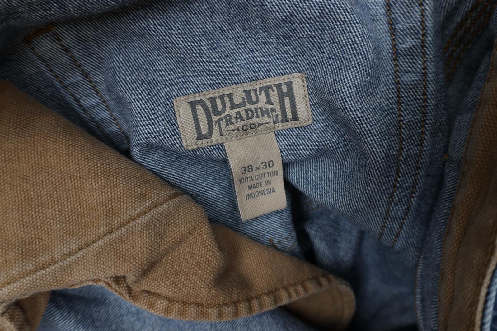 Duluth Trading Company Duluth Trading Co Gusseted Wide Leg Denim Jeans Blue Size US 38 / EU 54 - 8 Thumbnail