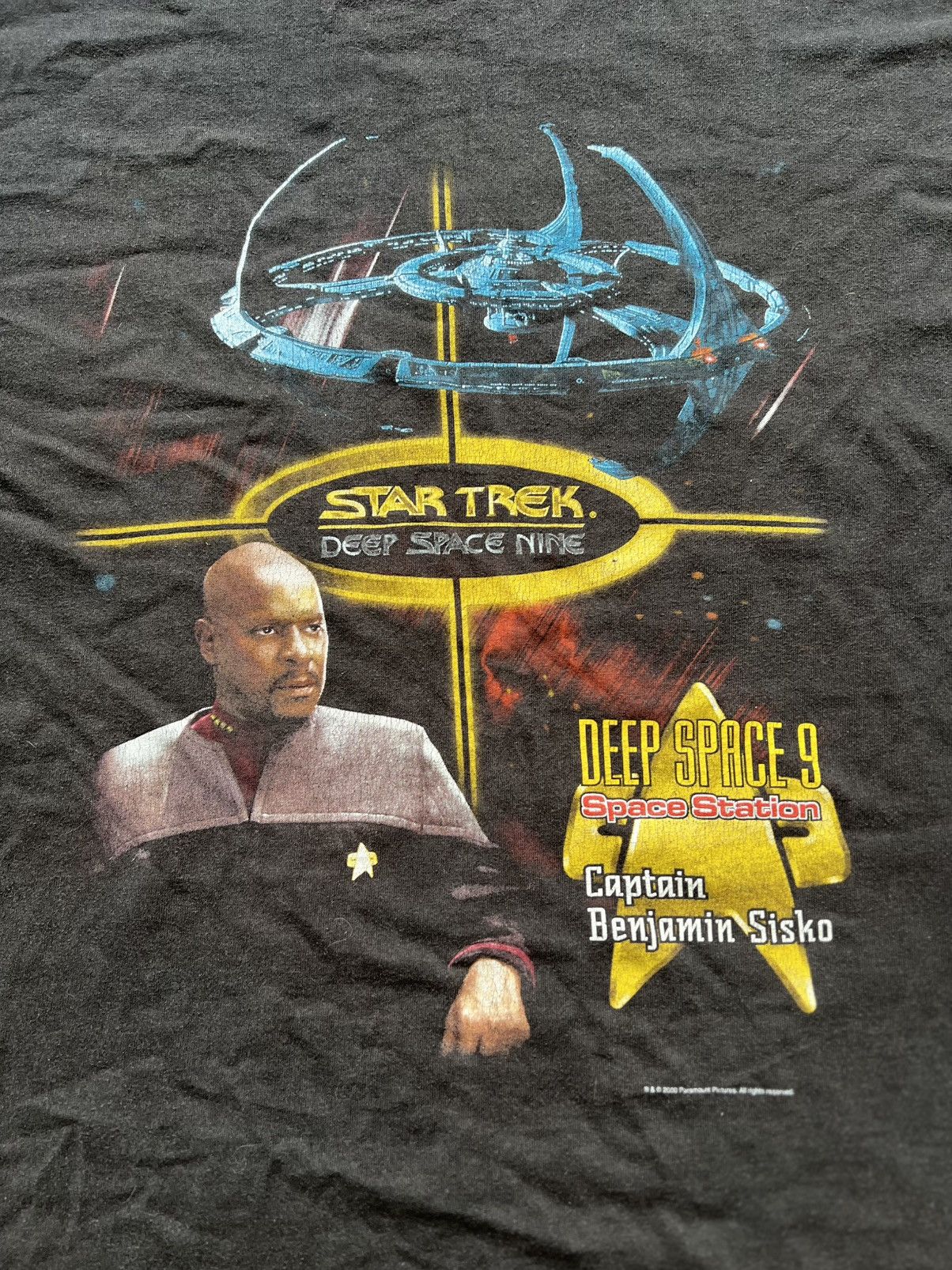 Vintage 2000 Star Trek Deep Space Nine Tee Captain Benjamin Sisko Size US XL / EU 56 / 4 - 3 Thumbnail