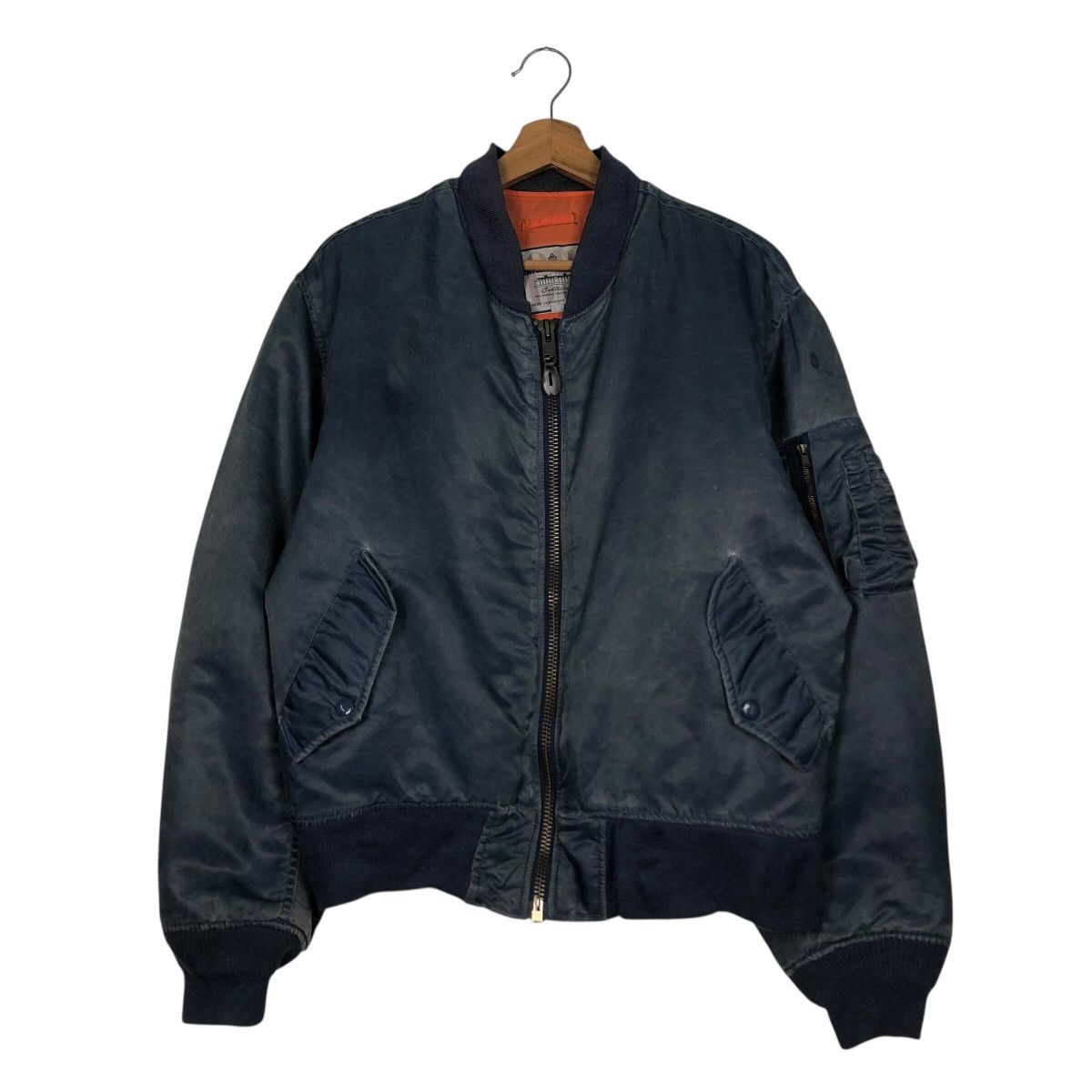 Japanese Brand 📌Vintage Fly Bomber Jacket Military Gimny Word Issey Miyake Size US M / EU 48-50 / 2 - 2 Thumbnail