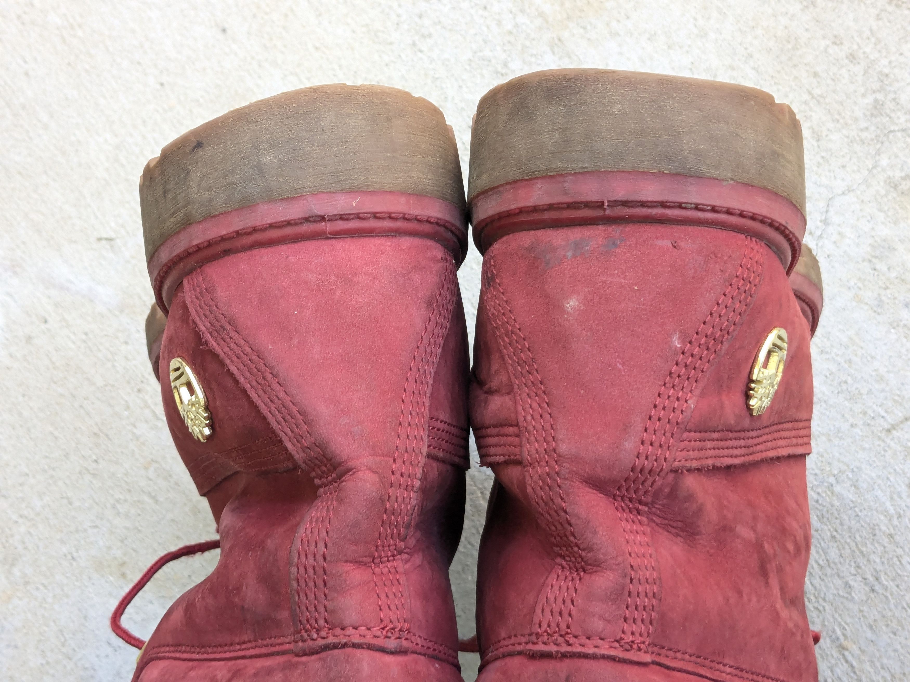Timberland Timberland Boots Red Leather 11 M Suede Size US 11 / EU 44 - 13 Thumbnail