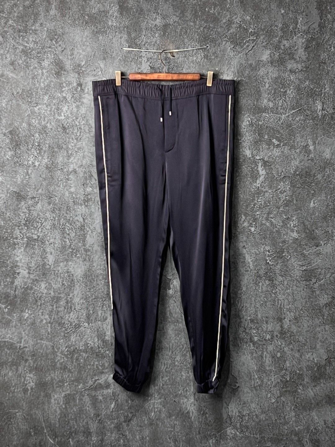 Saint Laurent Paris SAINT LAURENT Drawstring Satin Pants Size US 36 / EU 52 - 1 Thumbnail