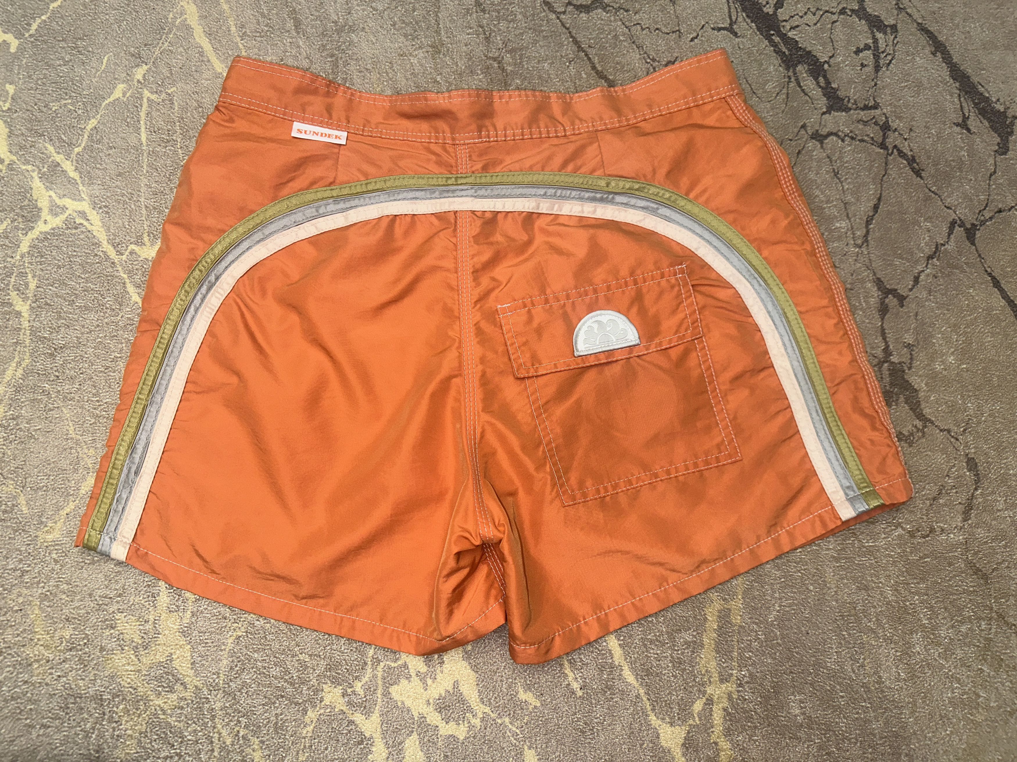 Sundek Metallic Sundek 31 Beach Board Shorts Trunks Bath Size 31 S Size US 31 - 3 Thumbnail
