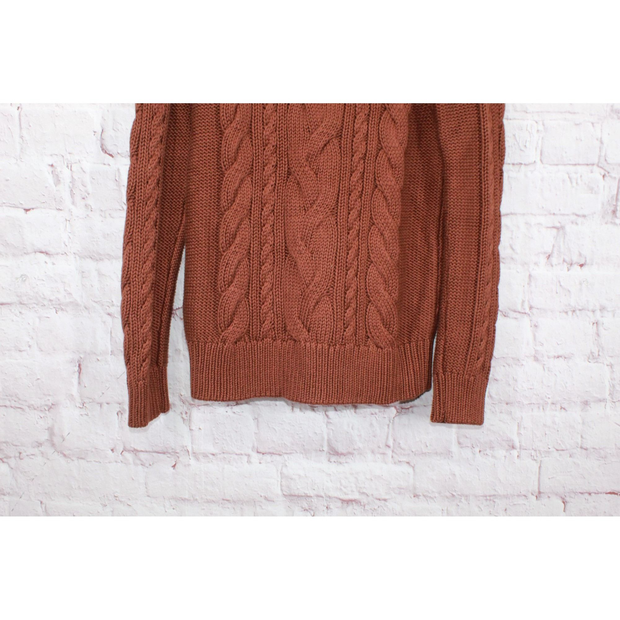 L.L. Bean LL Bean Women's Double L Mixed Cable Sweater Funnelneck Size S / US 4 / IT 40 - 5 Thumbnail