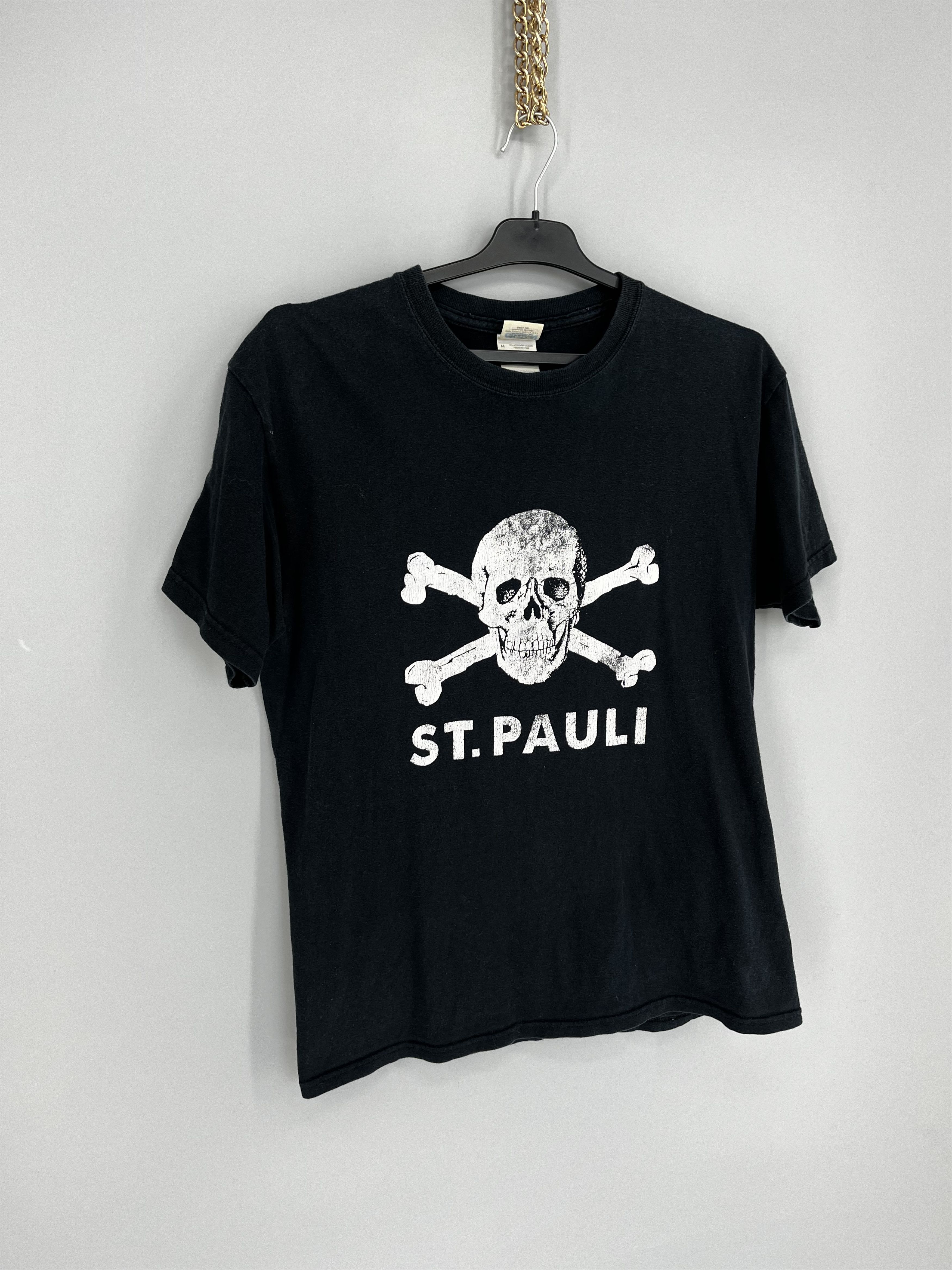 Saint Paul Vintage St.Pauli 90s Rare Blaxk Graphic Size M Size US M / EU 48-50 / 2 - 2 Thumbnail