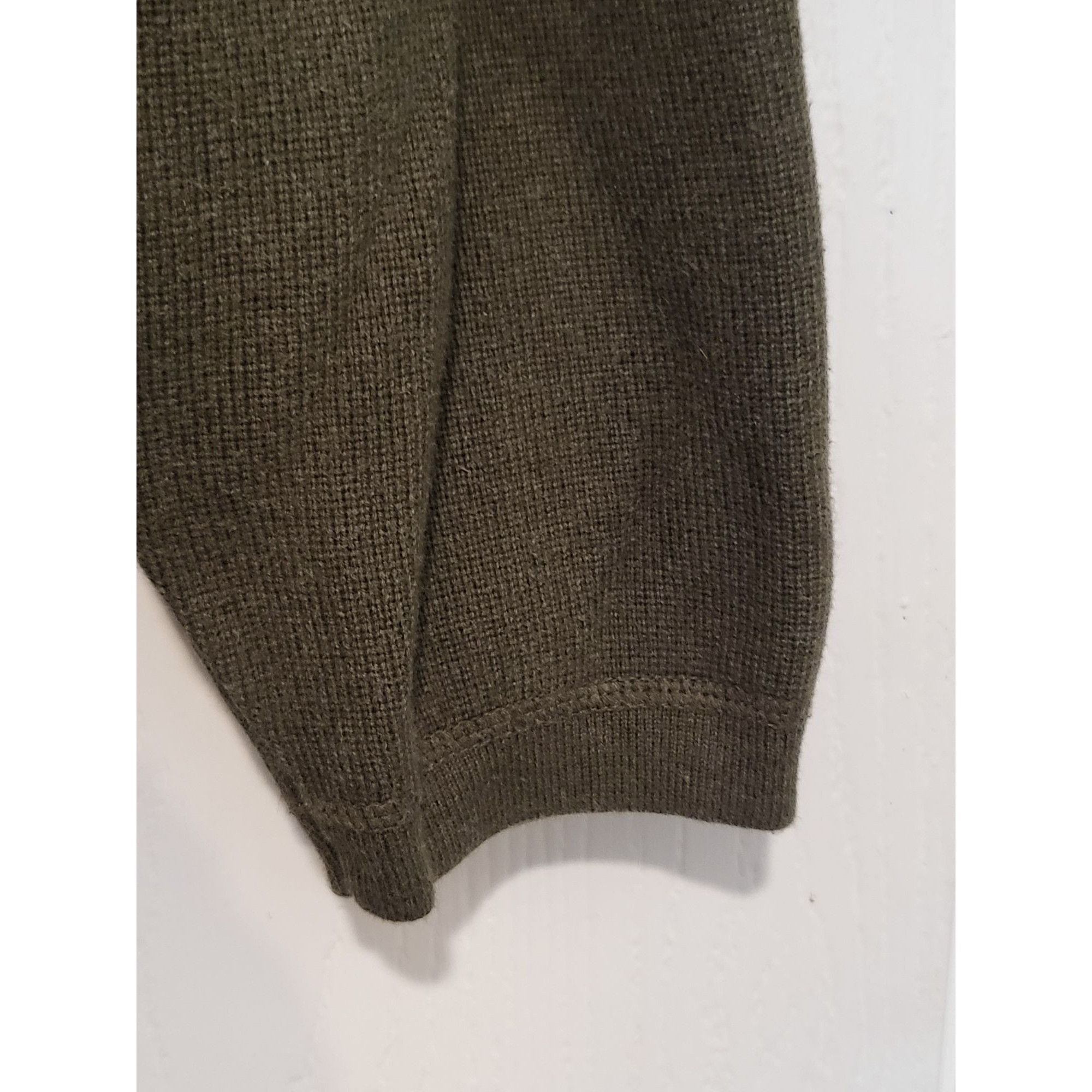 Eddie Bauer Eddie Bauer Sweater Women Sz L Green Mock Neck Tight Knit Wi Size L / US 10 / IT 46 - 5 Thumbnail