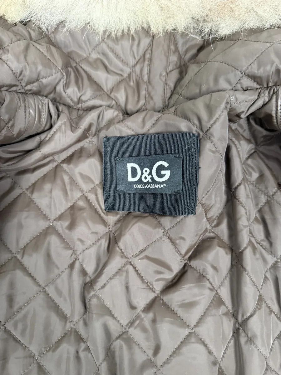 Dolce & Gabbana AW2008 Dolce & Gabbana Khaki Wool Layered Fur Collar Jacket Size US M / EU 48-50 / 2 - 12 Thumbnail