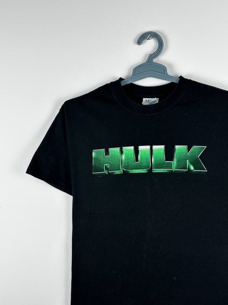 Marvel Comics × Vintage 2003 Hulk Movie Promo Black T Shirt Size US M / EU 48-50 / 2 - 3 Thumbnail