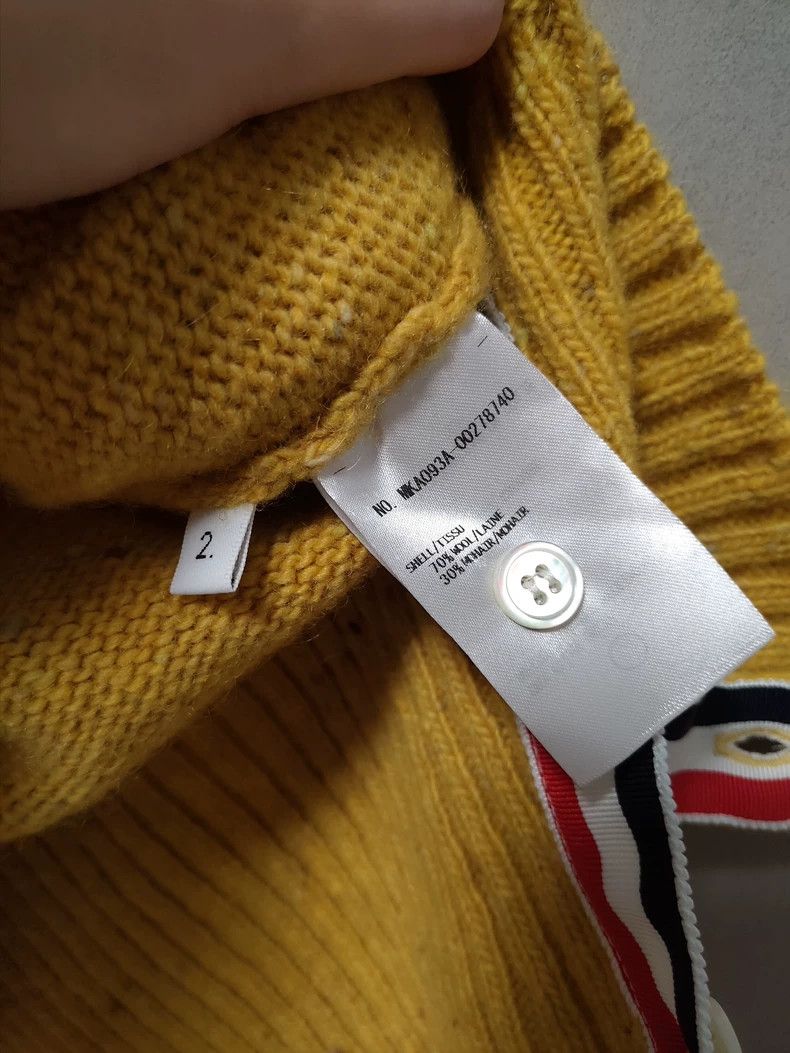 Thom Browne Thom Browne Yellow long-sleeved sweater Size US M / EU 48-50 / 2 - 8 Thumbnail