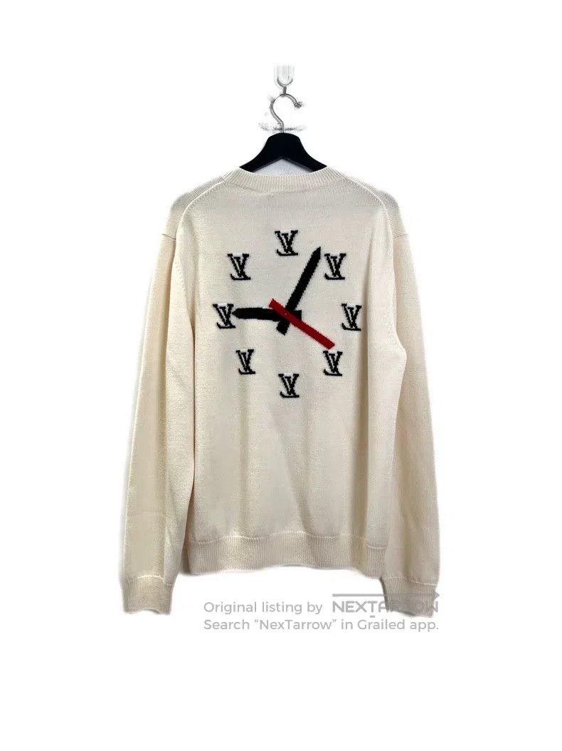 Louis Vuitton Louis Vuitton Clock crewneck pullover wool sweater Size US XL / EU 56 / 4 - 2 Thumbnail