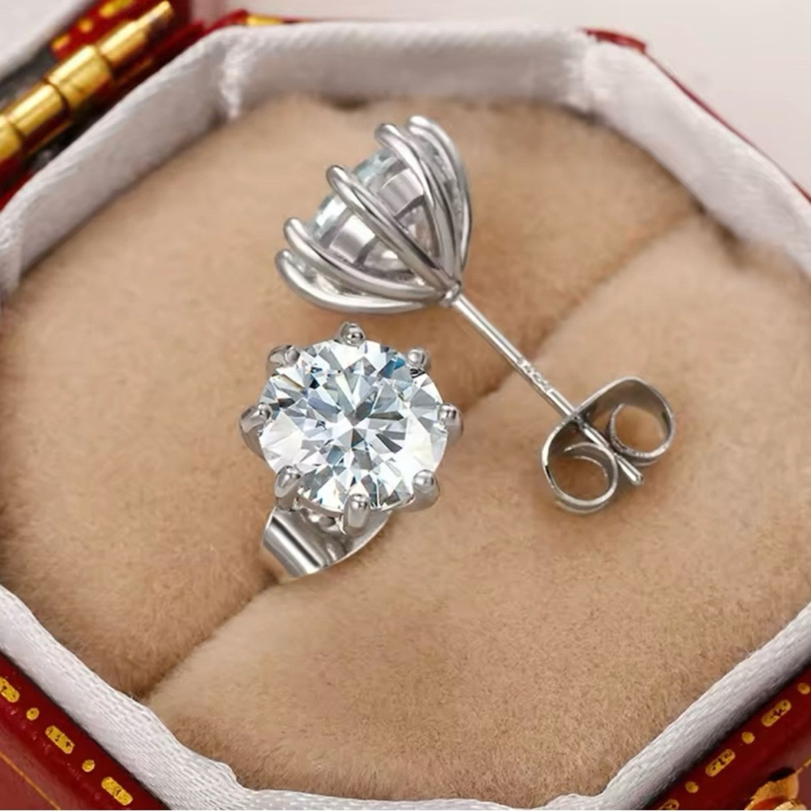 Other Diamond Gorgeous CZ Stud Earrings for Women Size ONE SIZE - 6 Thumbnail