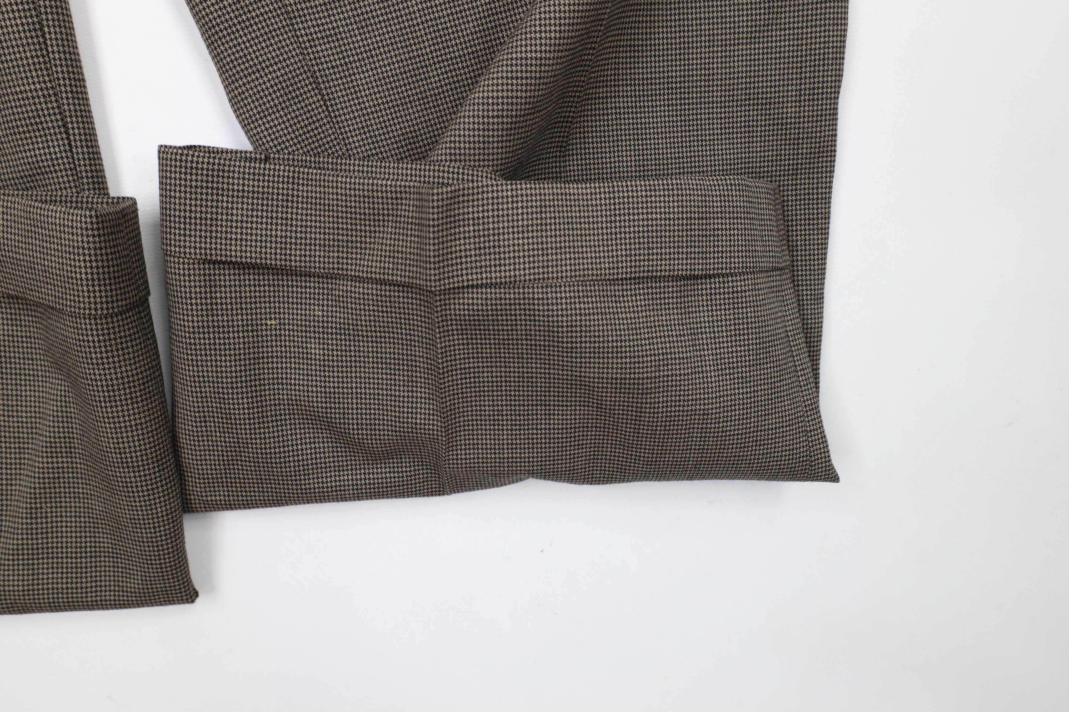 Vintage Vintage 90s Streetwear Wool Houndstooth Wide Leg Chino Pants Size US 38 / EU 54 - 5 Thumbnail