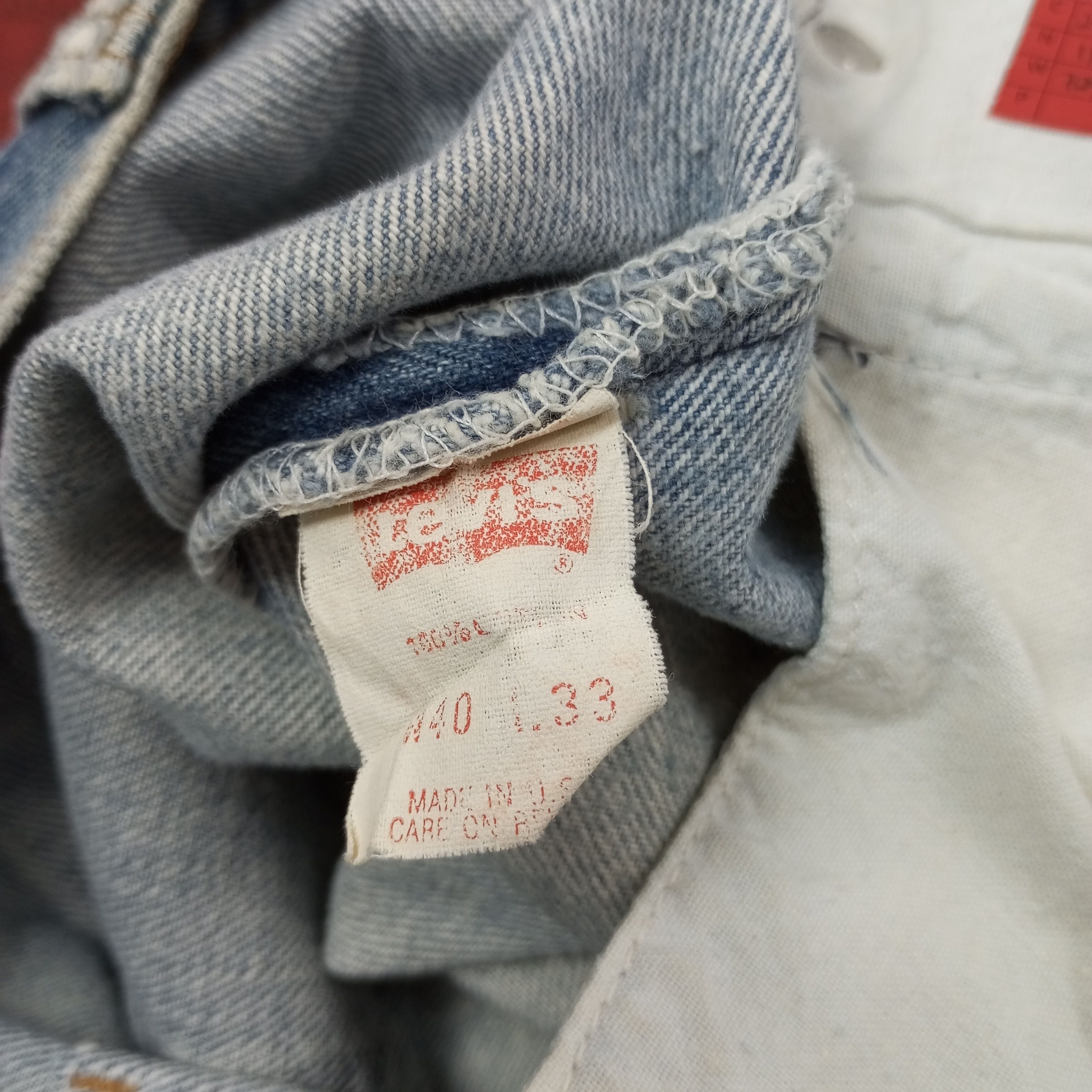 Levi's Levis Made In USA Distressed Jeans c252n11 Size US 36 / EU 52 - 13 Thumbnail