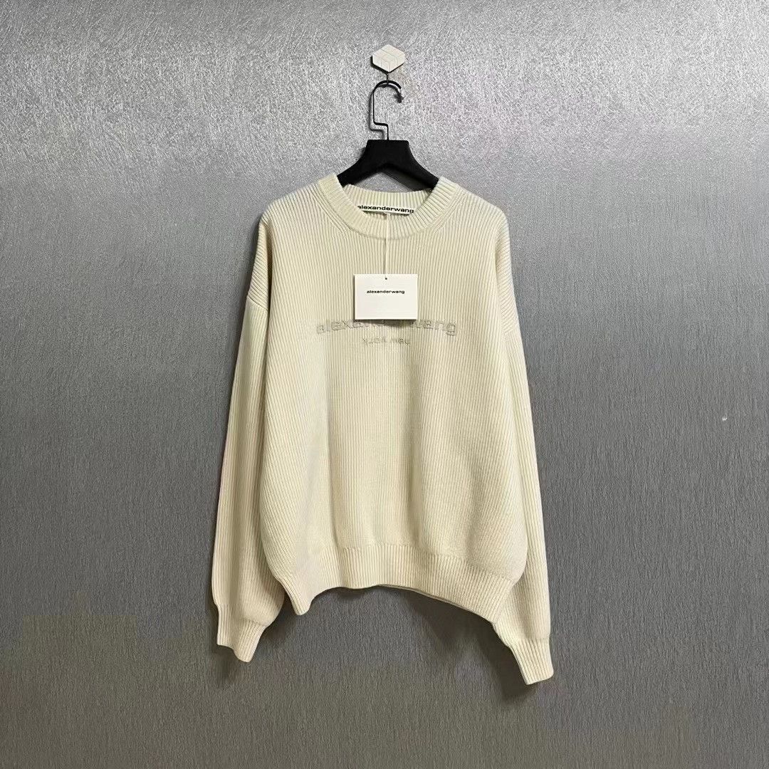Alexander Wang Alexander Wang Letter Logo Oversized Sweater Size XS / US 0-2 / IT 36-38 - 1 Thumbnail