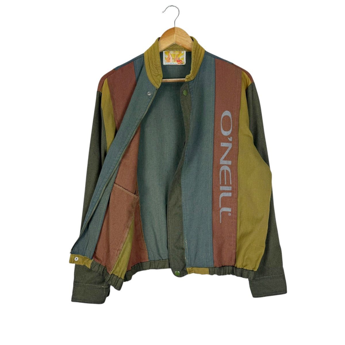 O'Neill × Vintage ❄️80s ONEILL SURF BOMBER JACKET Size US L / EU 52-54 / 3 - 7 Thumbnail
