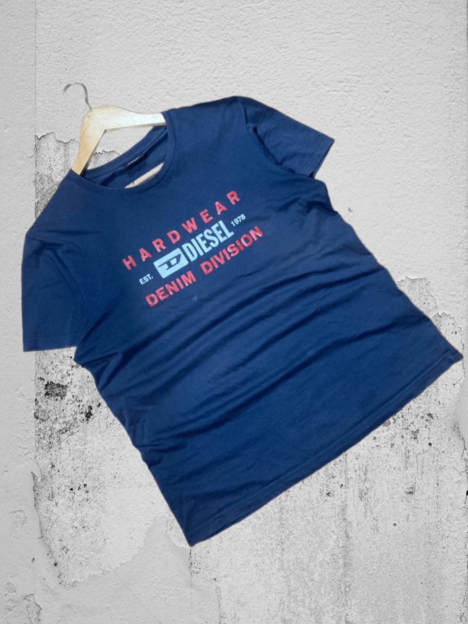 Diesel × Vintage Vintage Y2K Diesel Punch Big Logo T-shirt Size US L / EU 52-54 / 3 - 1 Thumbnail