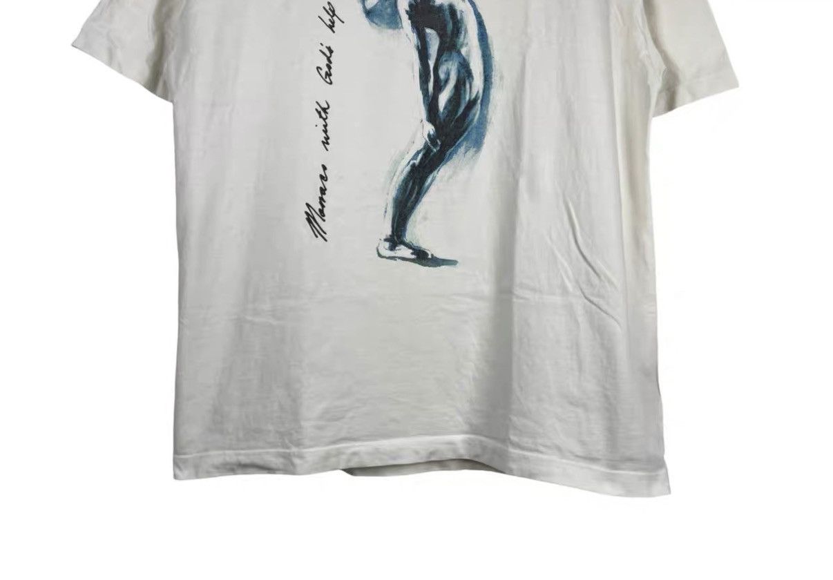 Rhude Rhude God Help Me Vintage White Print T-Shirt J31 Size US L / EU 52-54 / 3 - 4 Thumbnail
