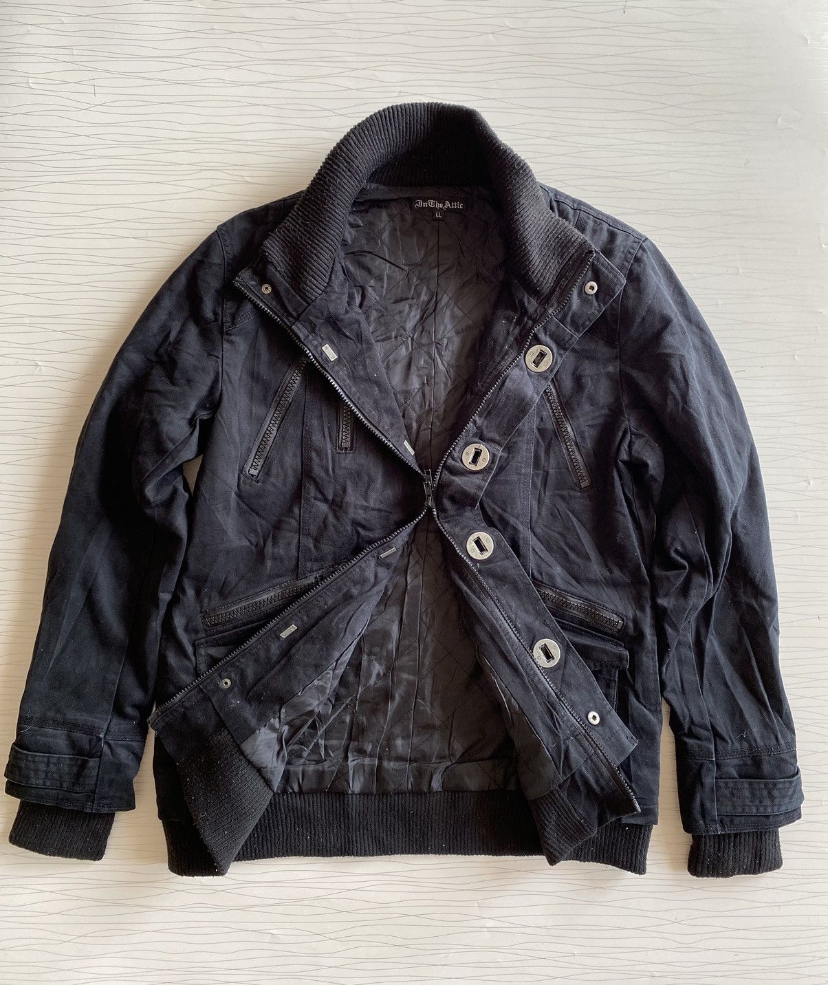 14th Addiction × In The Attic × KMRii Vtg In The Attic Japan Militery Zipp Bondage Tactical Jacket Size US L / EU 52-54 / 3 - 15 Thumbnail