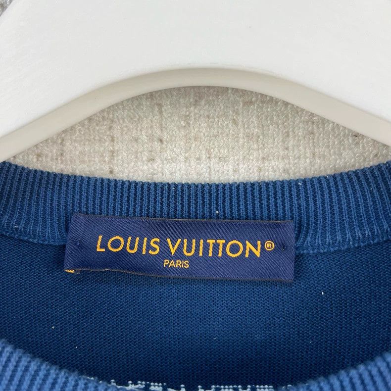 Louis Vuitton Louis Vuitton Water drop monogram intarsia knit short slee Size US S / EU 44-46 / 1 - 4 Thumbnail