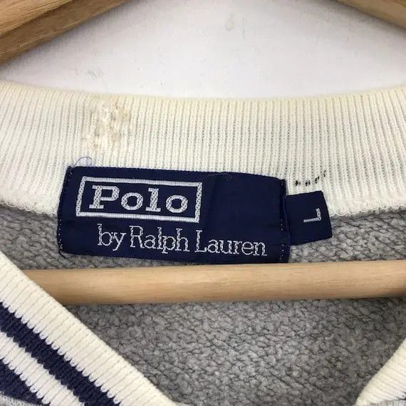 Polo Ralph Lauren Vtg POLO RAPLH LAUREN Crest Cookies Logo Sweater Pullover Size US XL / EU 56 / 4 - 4 Thumbnail