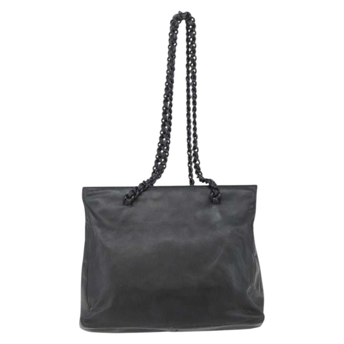 Prada PRADA Shoulder Bag Leather Black Size ONE SIZE - 3 Thumbnail
