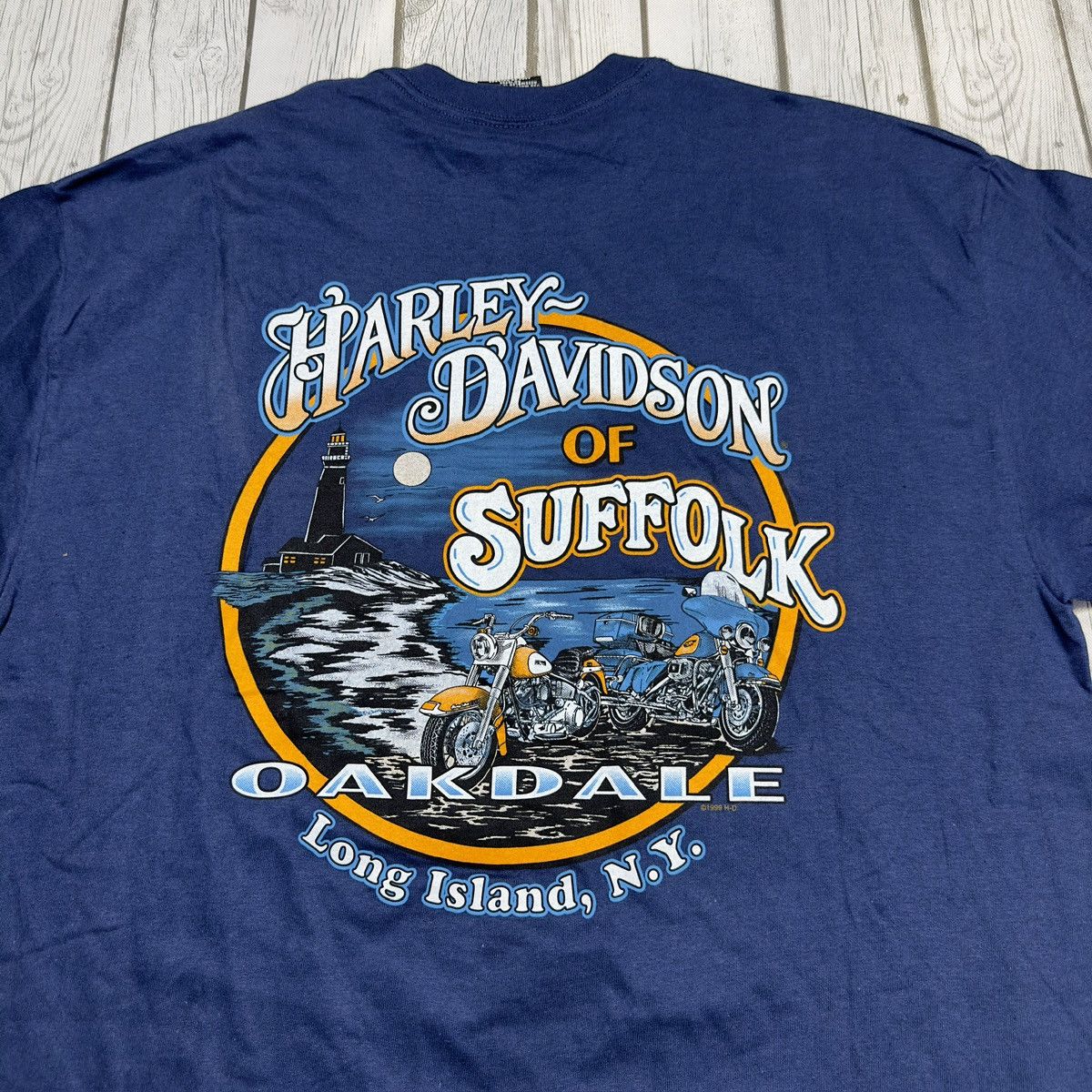 Harley Davidson × Vintage Vintage Harley Davidson tee Size US XL / EU 56 / 4 - 3 Thumbnail
