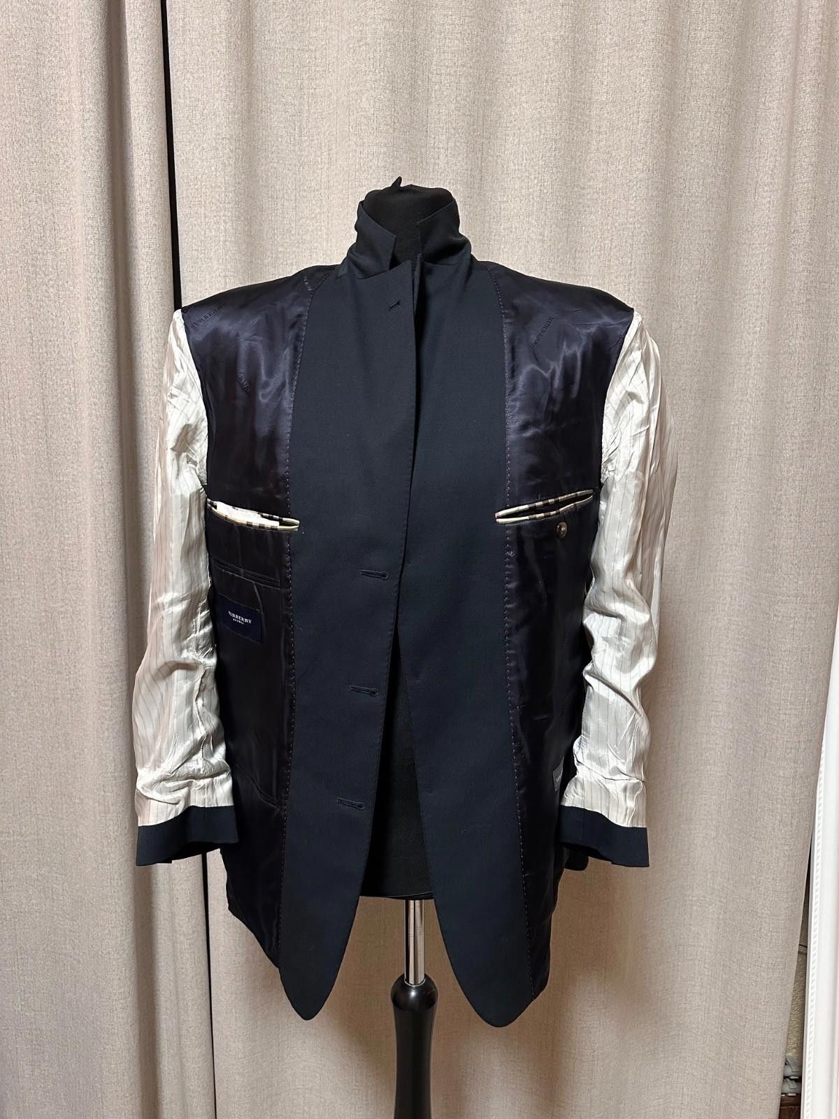 Burberry Burberry London Super 100 s Wool Blazer Jacket Gold Buttons Size 38R - 8 Thumbnail