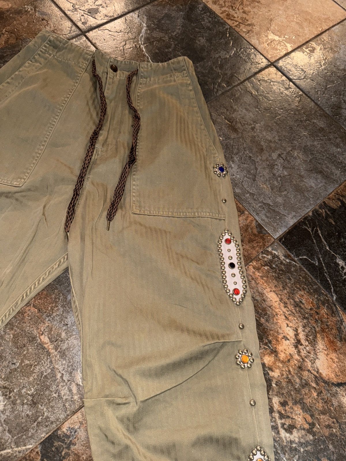 Kapital Kountry Kapital Herringbone Easy Baker Pants Size US 30 / EU 46 - 6 Thumbnail