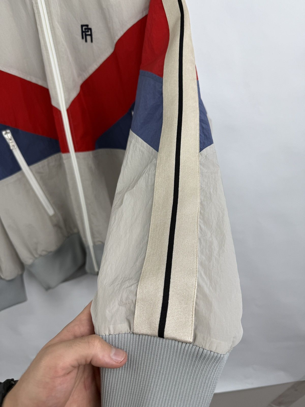 Palm Angels 🇺🇸❗️NEW Palm Angels V Colorblock Windbreaker Jacket Y2K Size US XL / EU 56 / 4 - 14 Thumbnail