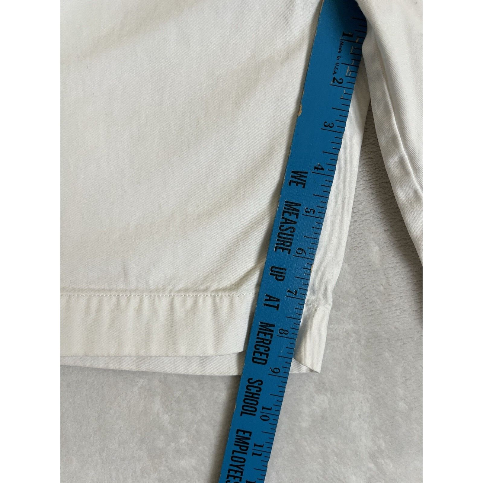Polo Ralph Lauren Polo Ralph Lauren White Chino Shorts Size 32 Y2K Size US 32 / EU 48 - 3 Thumbnail