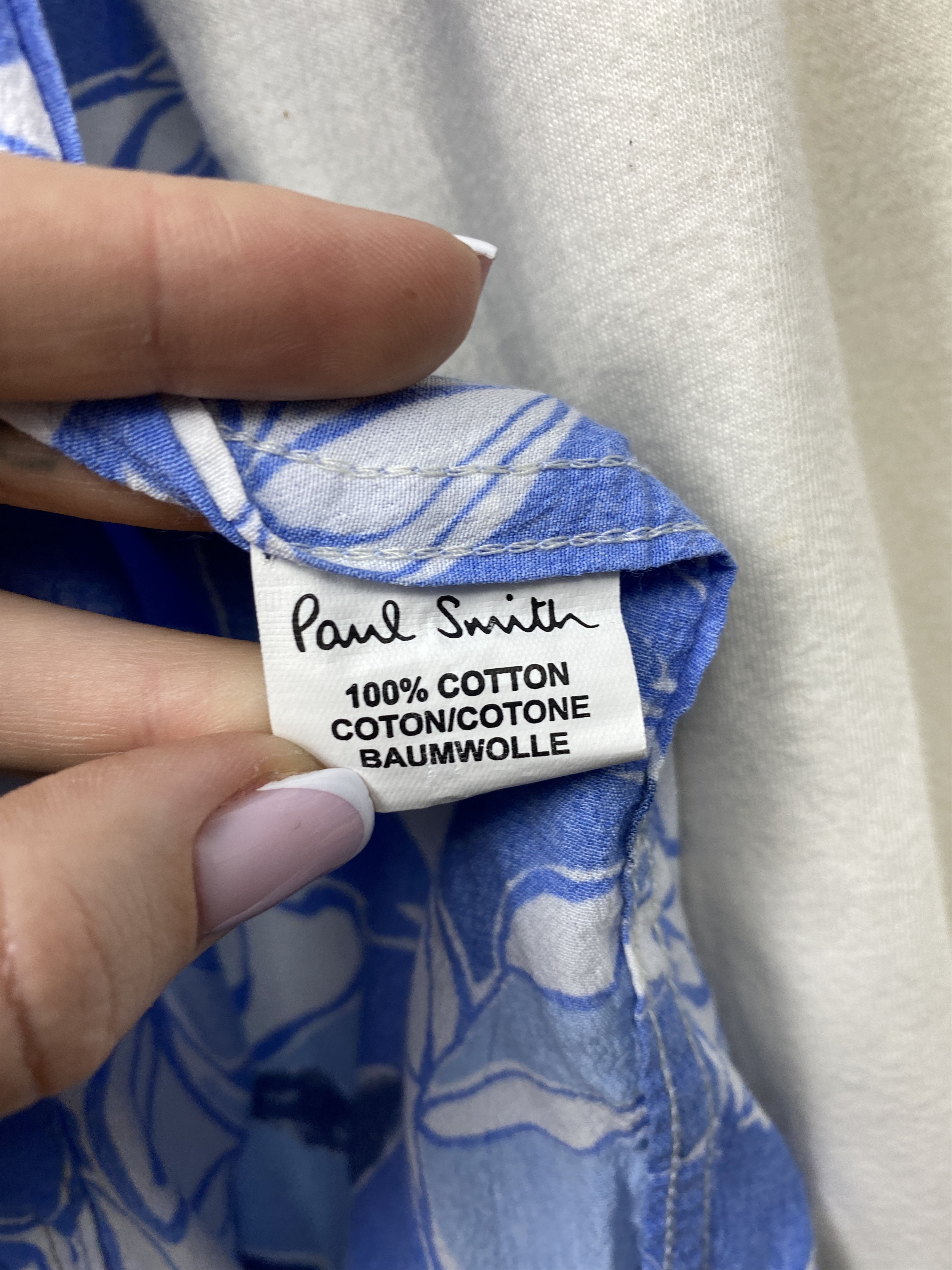 Paul Smith × Vintage Paul Smith London Vintage Mens Hawaiian Shirt Size US XL / EU 56 / 4 - 5 Thumbnail