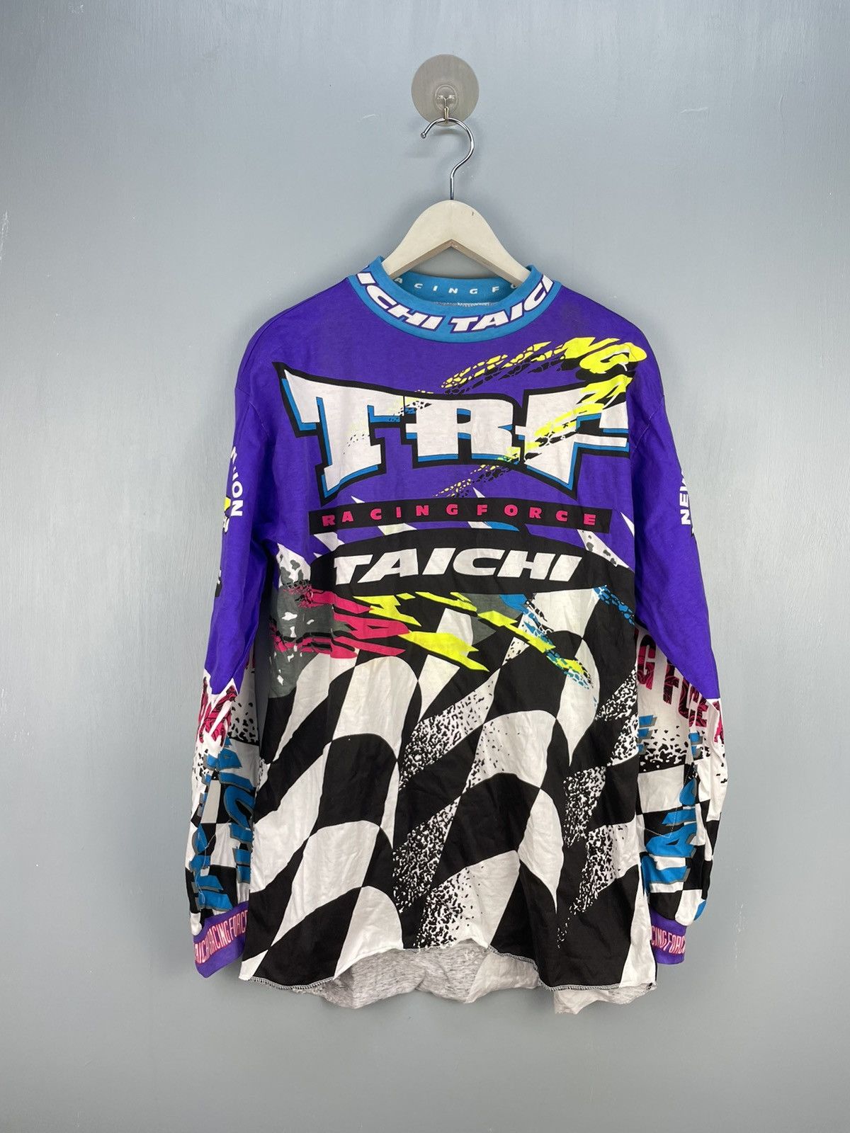 Vintage Vintage Taichi Racing Force motocross jersey Size US L / EU 52-54 / 3 - 1 Thumbnail