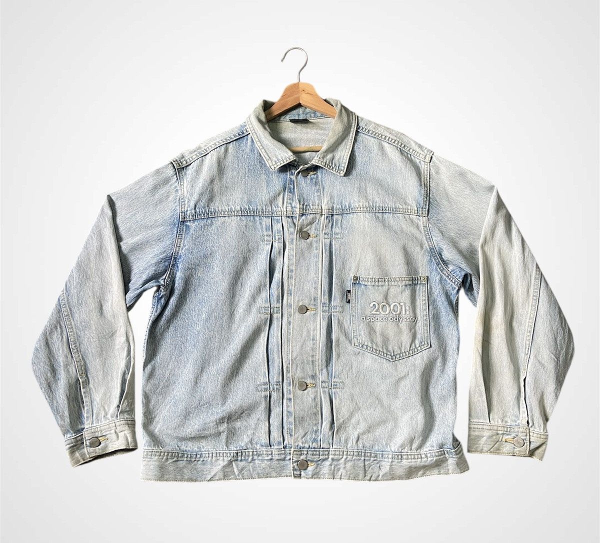 Anime × GU 2001 : A Space Odyssey X GU Denim Jacket Size US L / EU 52-54 / 3 - 3 Thumbnail