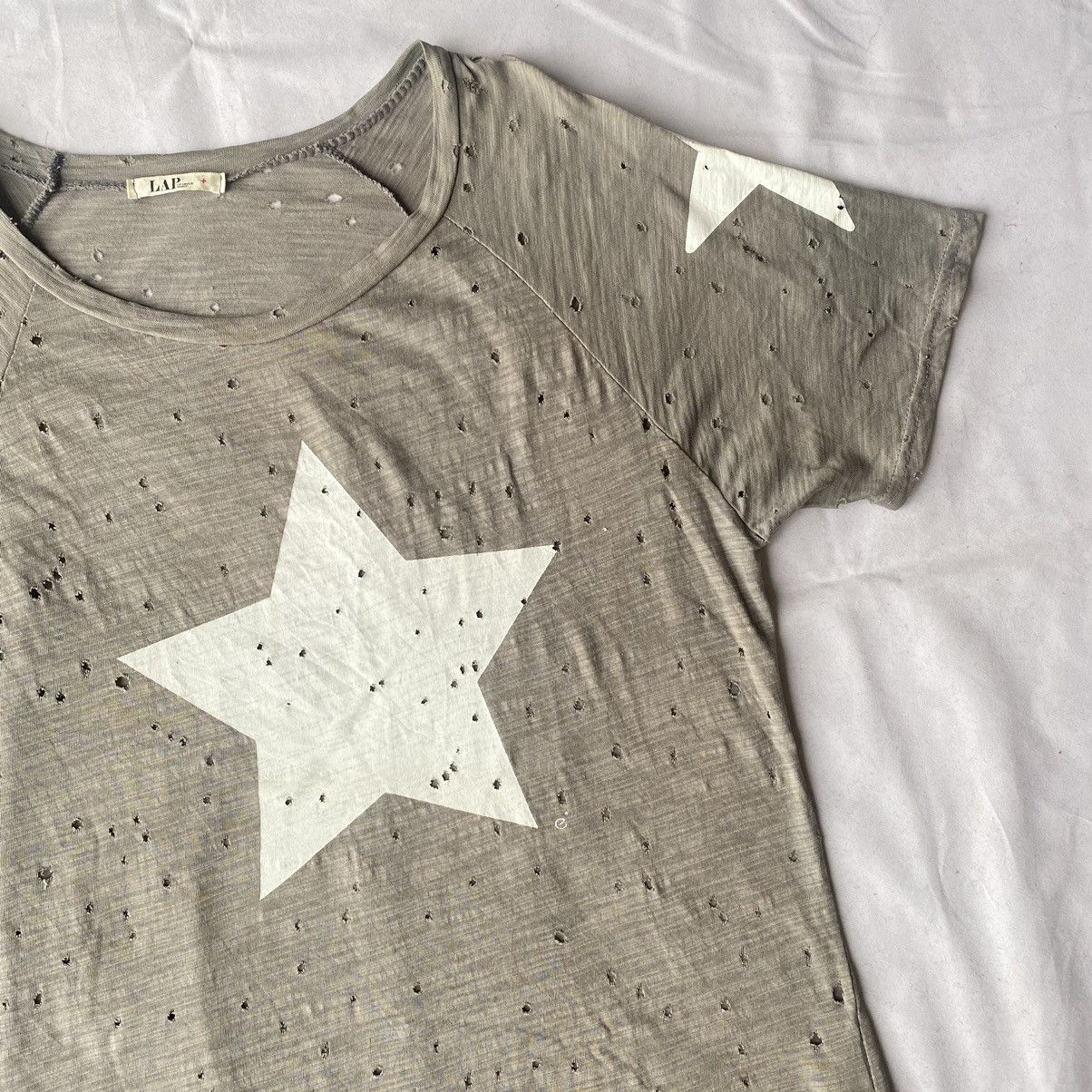 If Six Was Nine × Japanese Brand Y2K Distressed Star Print Vintage Punk Grunge Aesthetic Tees Size US M / EU 48-50 / 2 - 4 Thumbnail