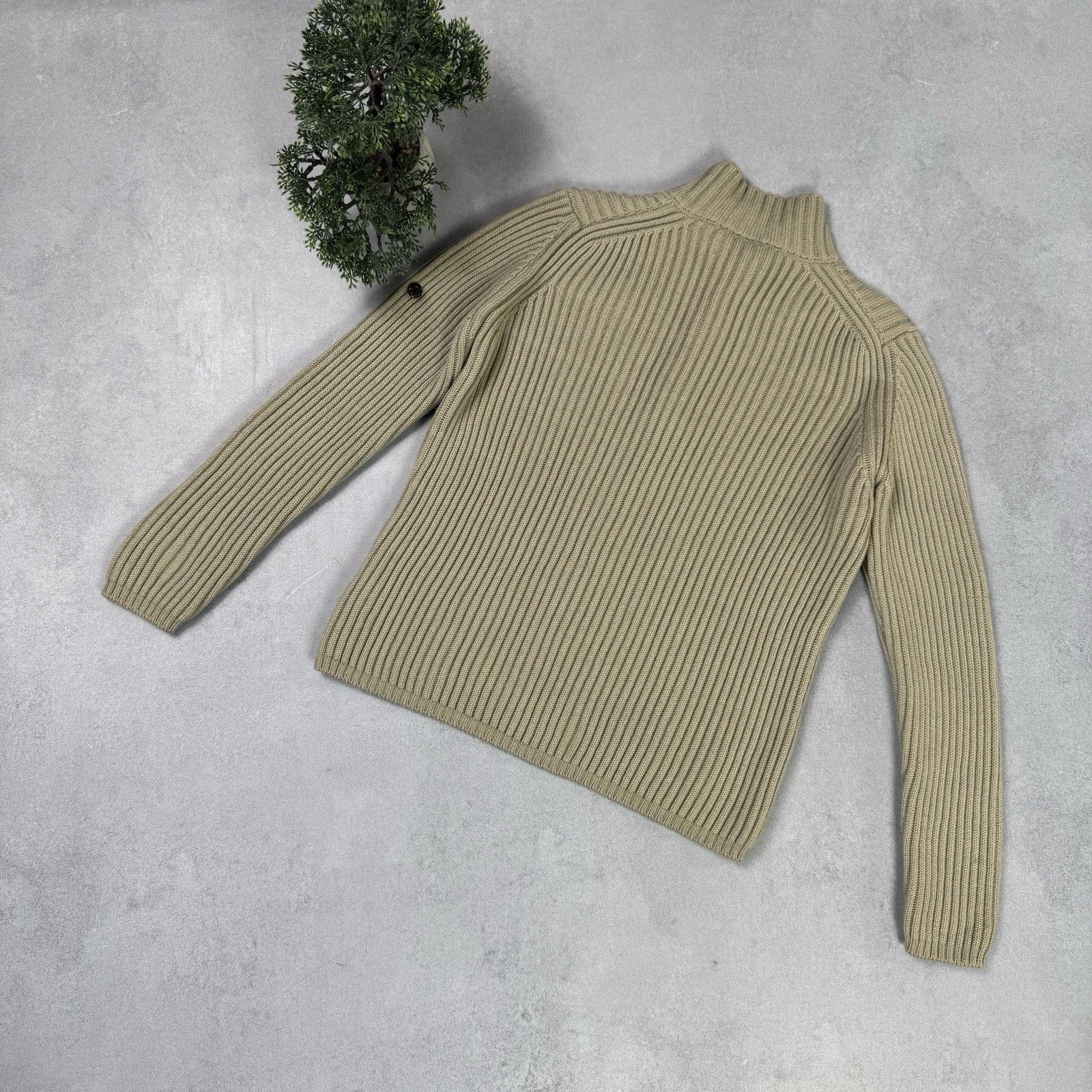 Stone Island Vintage Stone Island Junior Heavy Sweater Size 12/152 Beige Size US XS / EU 42 / 0 - 12 Thumbnail
