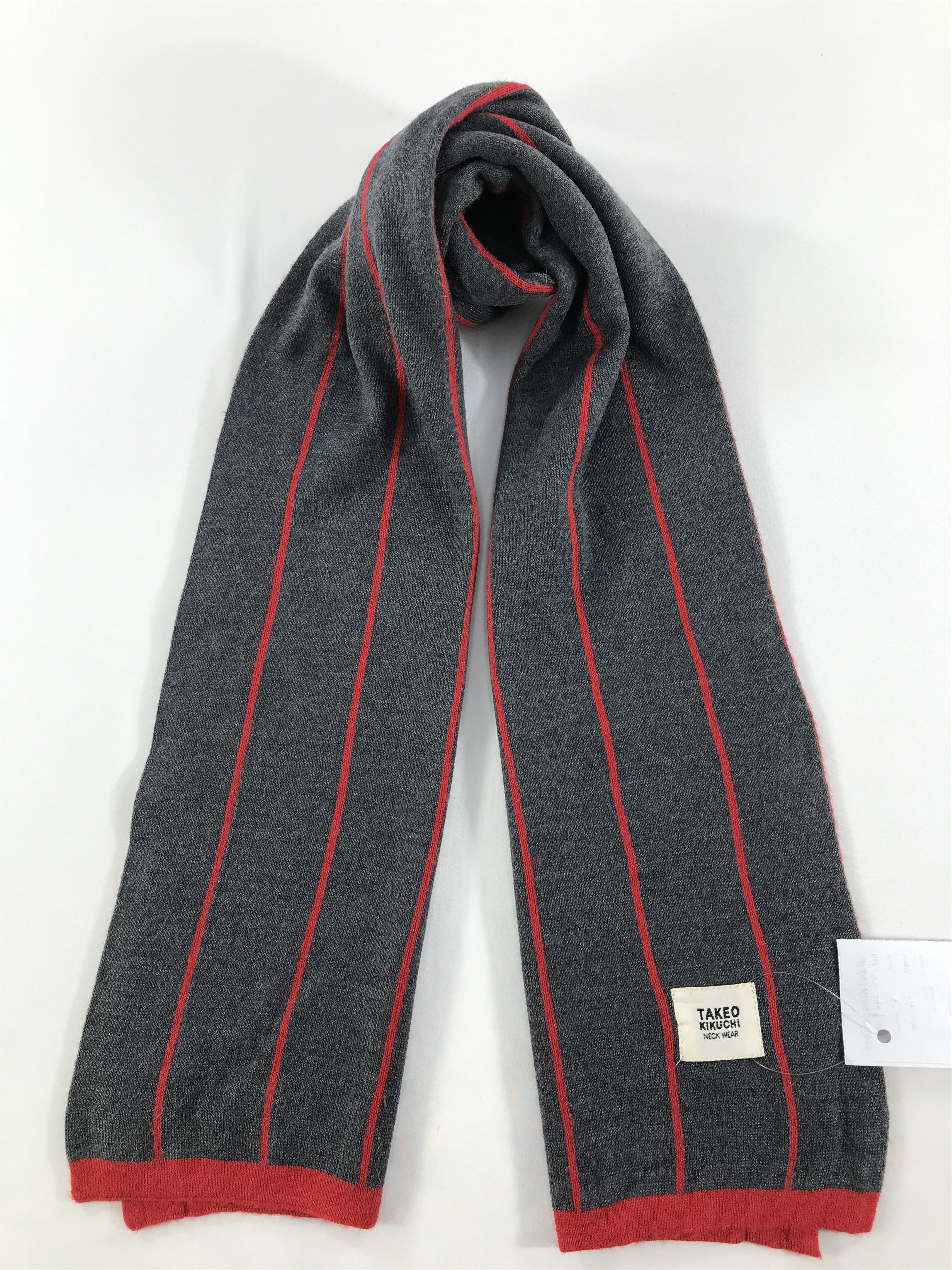 Takeo Kikuchi × Vintage Takeo Kikuchi Scarf / Muffler / Neckwear - WW2469 Size ONE SIZE - 1 Thumbnail