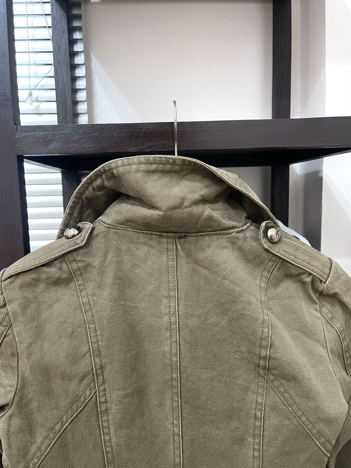 Hysteric Glamour × Undercover 00s ZenStyle Lab Napoleon Canvas Jacket Balmain Style Size M / US 6-8 / IT 42-44 - 6 Thumbnail