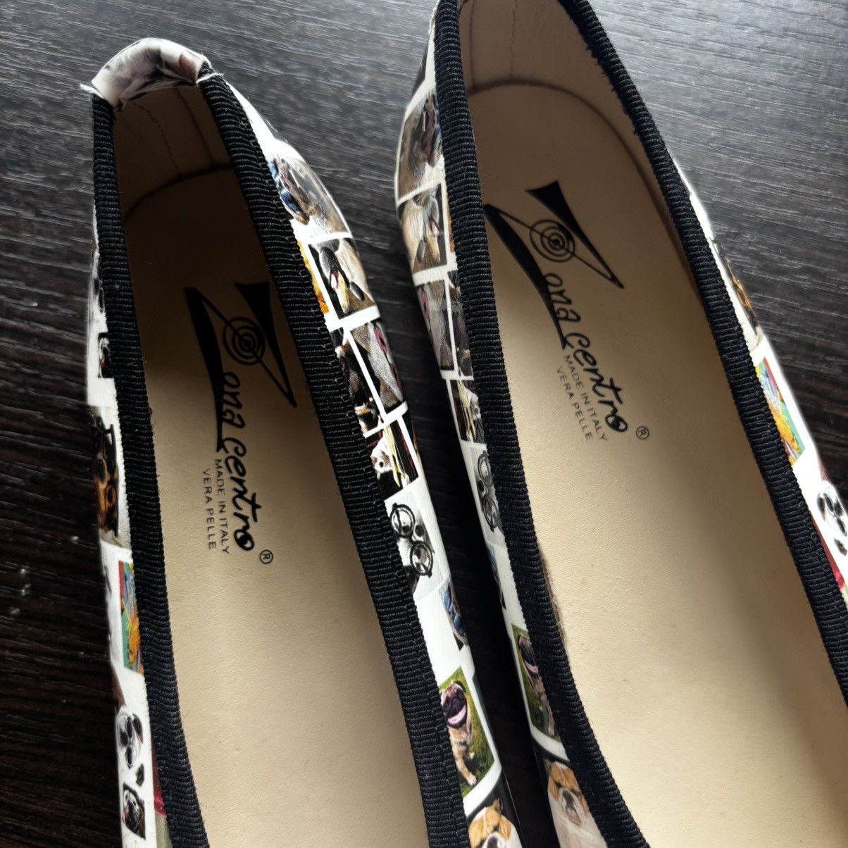 Other Vintage Funny Ballet Shoes With Dogs :) Size US 6 / IT 36 - 4 Thumbnail