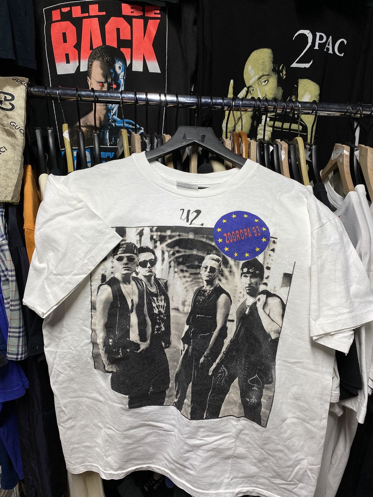 Band Tees × Vintage Vintage 90’s U2 Band Tee Shirt Medium Size US M / EU 48-50 / 2 - 1 Thumbnail