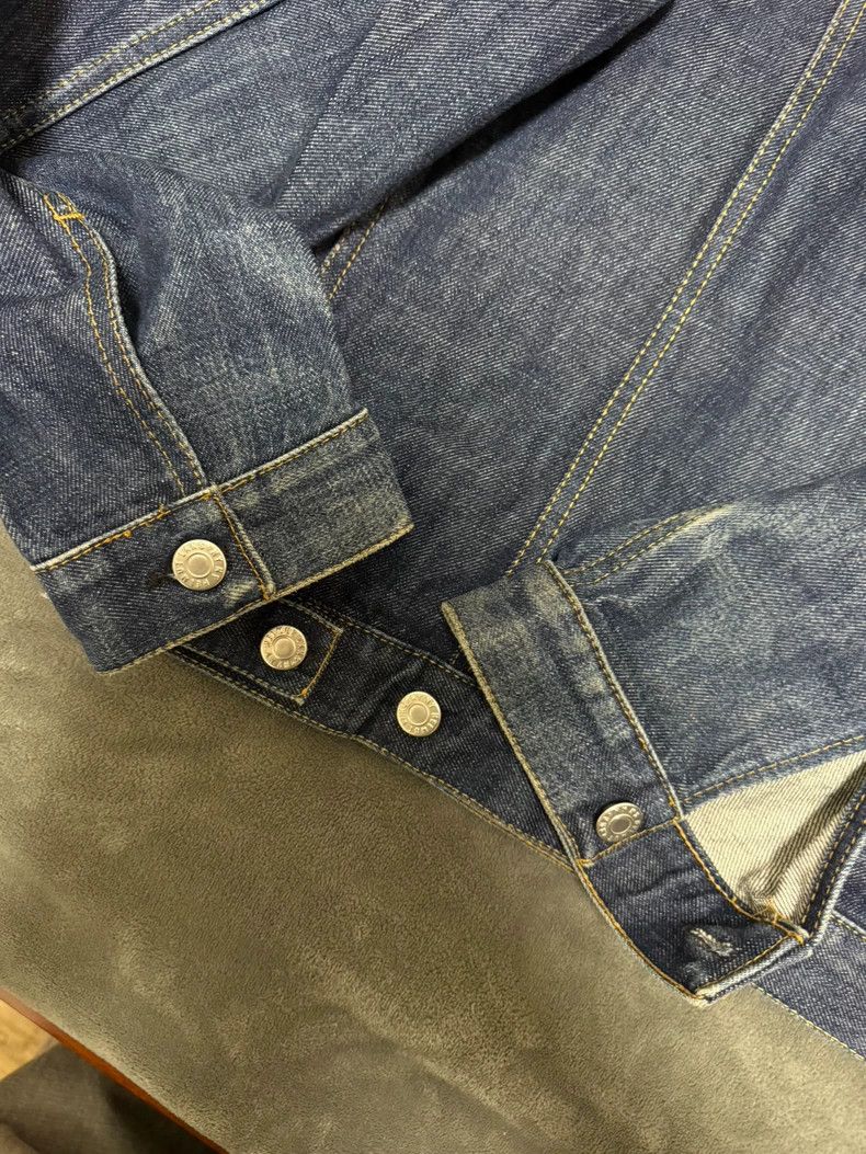 Helmut Lang helmut lang Classic Raw Denim 1 Pocket Jacket 2504-Nextarro Size US L / EU 52-54 / 3 - 5 Thumbnail